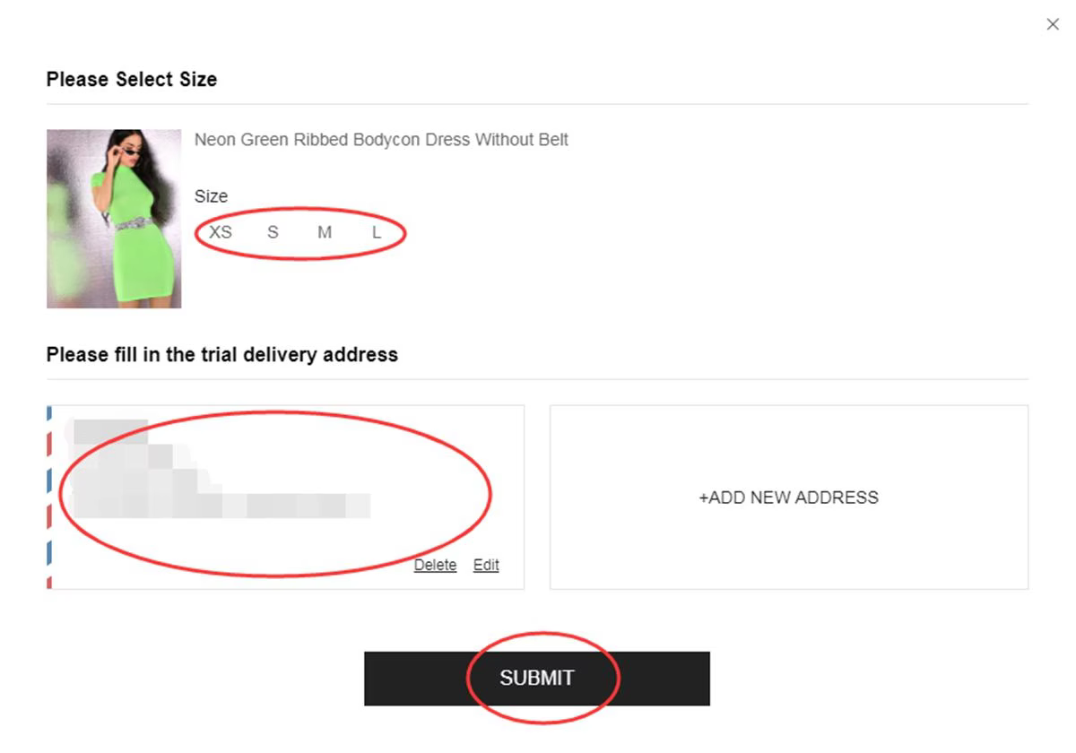 Submitting weekly product requests